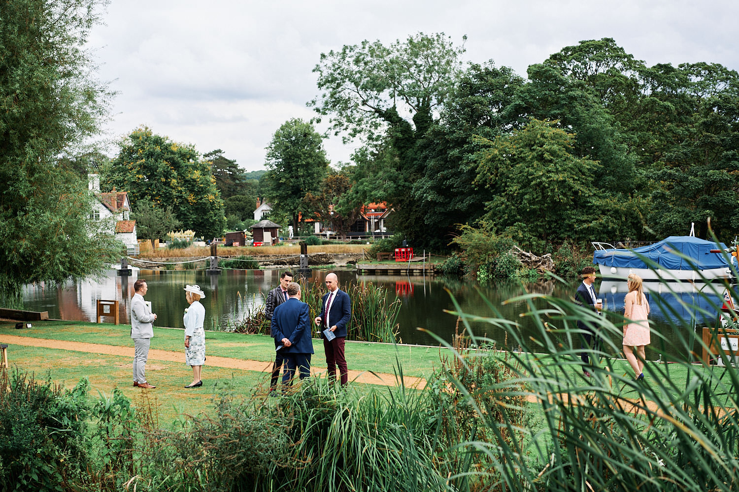  Richard and William Wedding The Swan at Streatley 