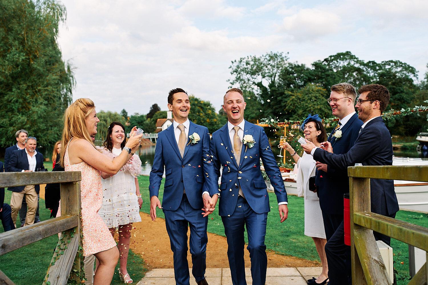  Richard and William Wedding The Swan at Streatley 