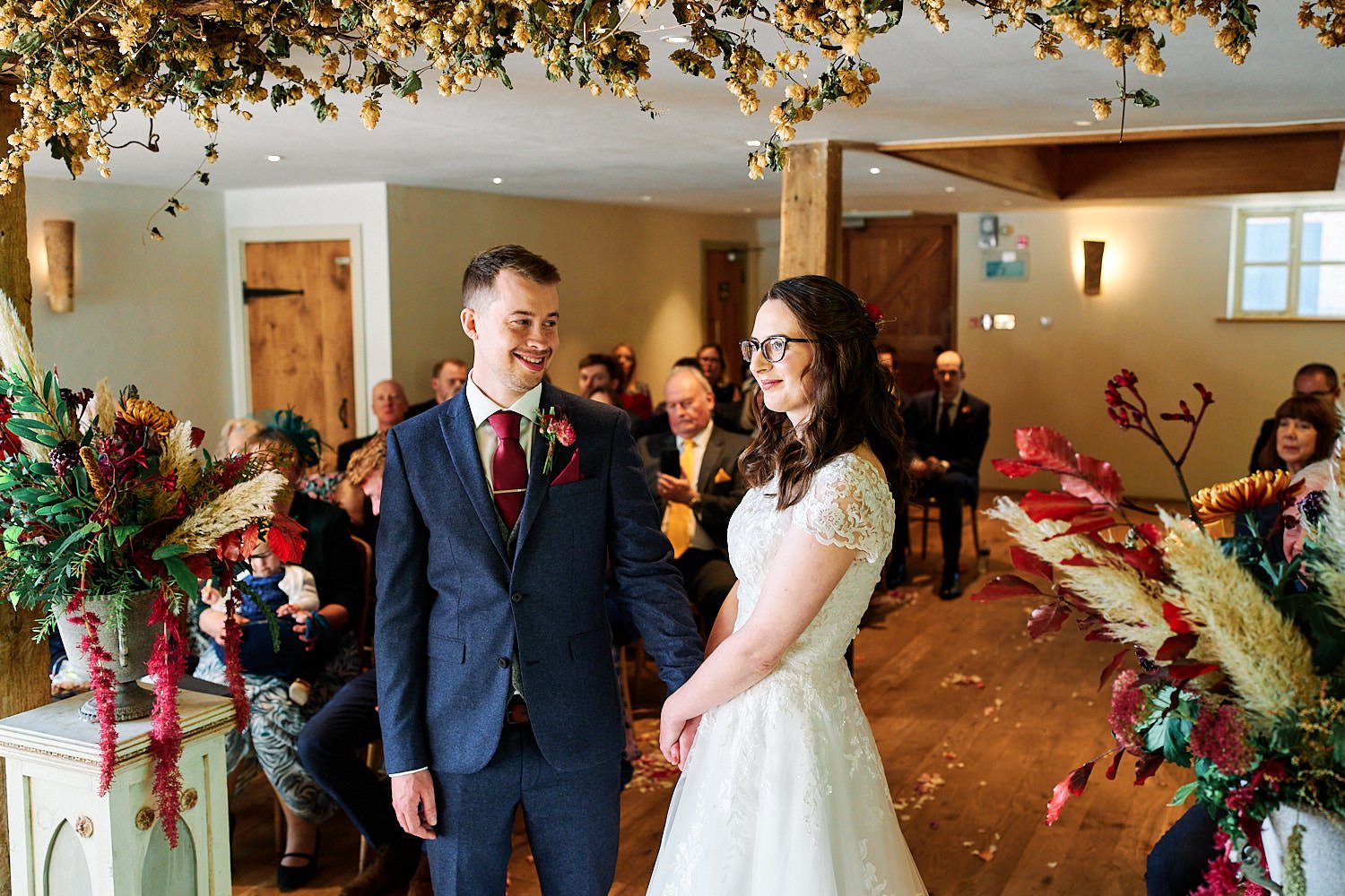  Claire and Greg Wedding The Barn at Bury Court at   on 20 October 2021. 