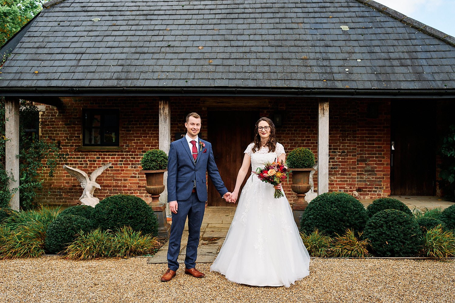  Claire and Greg Wedding The Barn at Bury Court at   on 20 October 2021. 