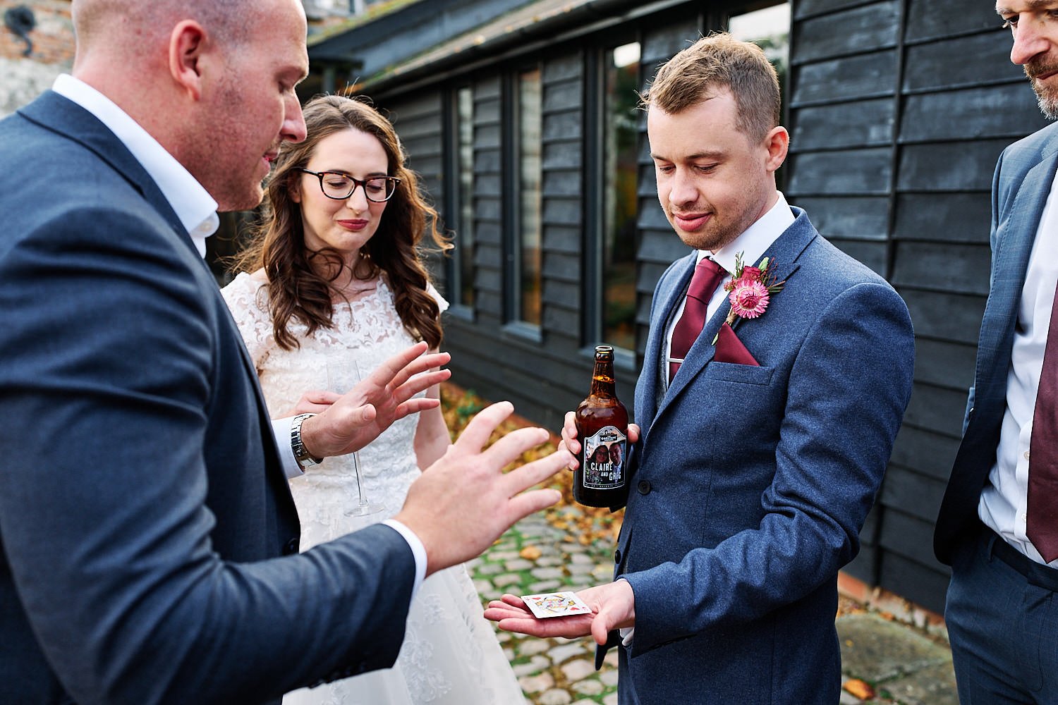  Claire and Greg Wedding The Barn at Bury Court at   on 20 October 2021. 