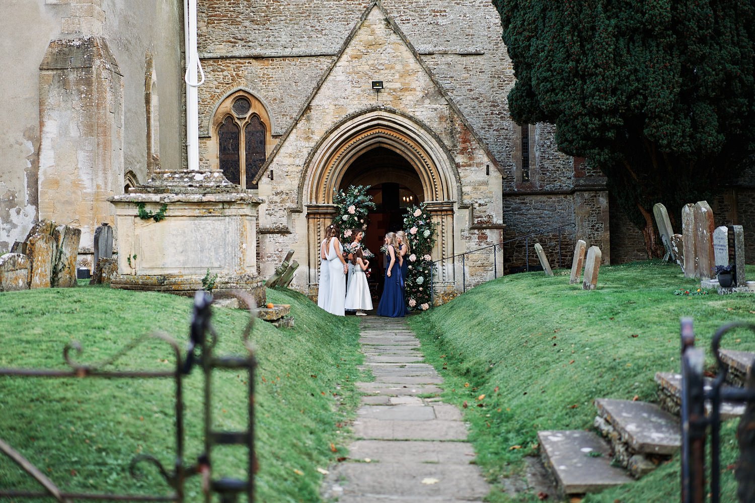  Emma and Neil at St James the Great Church 