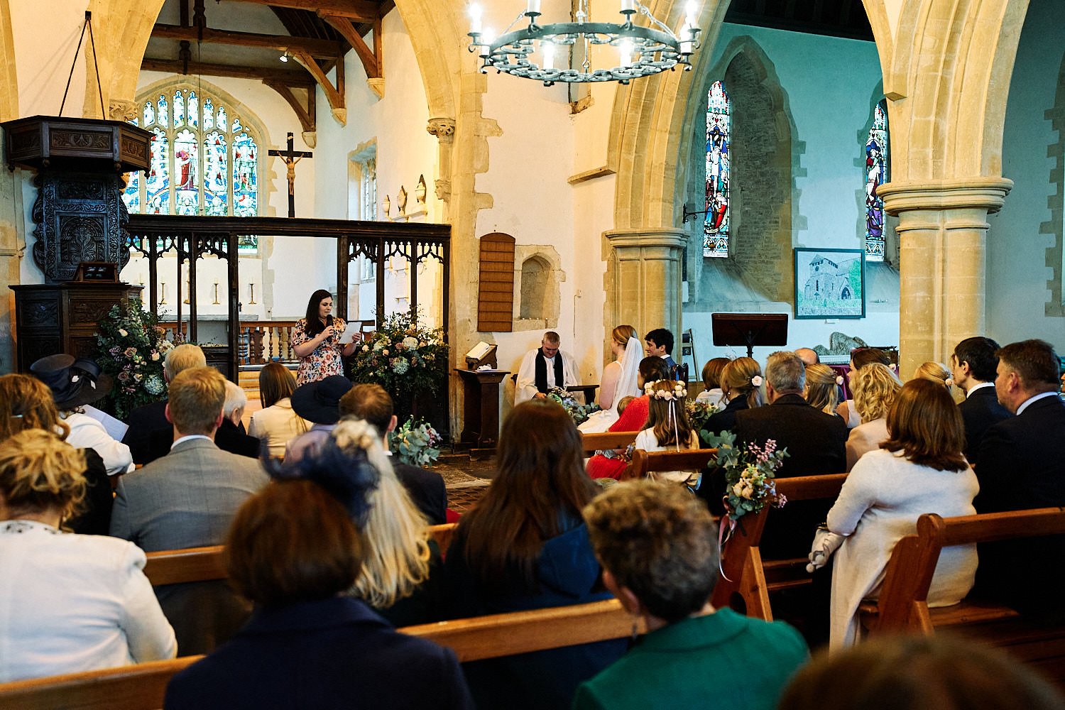  Emma and Neil at St James the Great Church 
