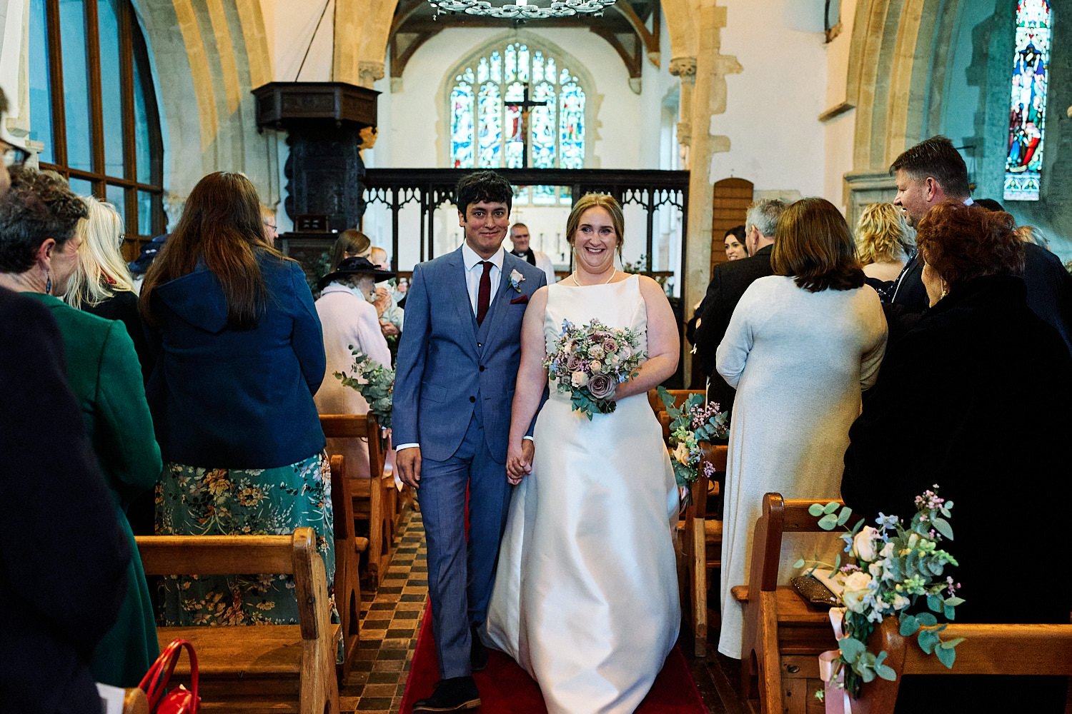  Emma and Neil at St James the Great Church 