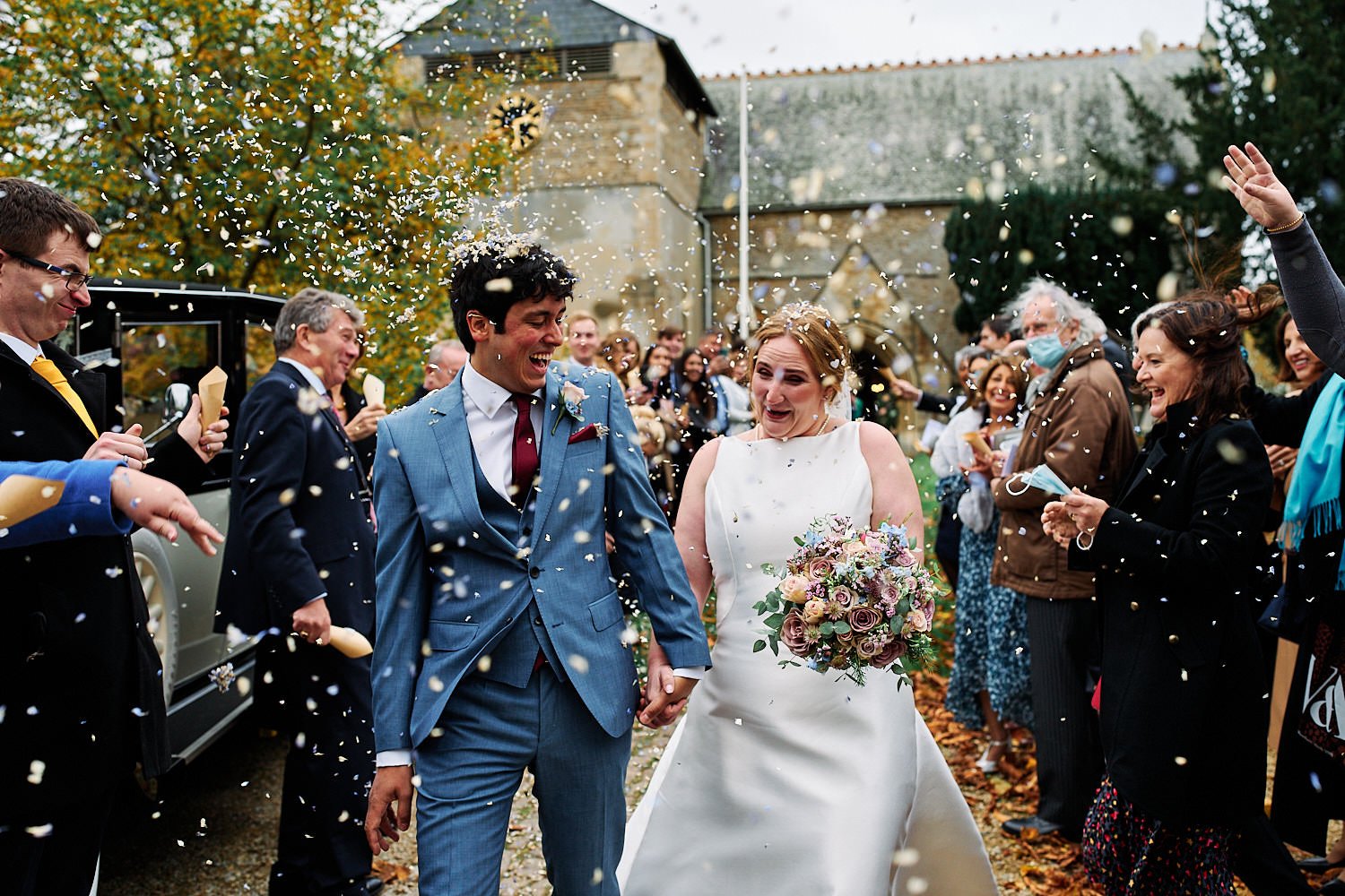  Emma and Neil at St James the Great Church 