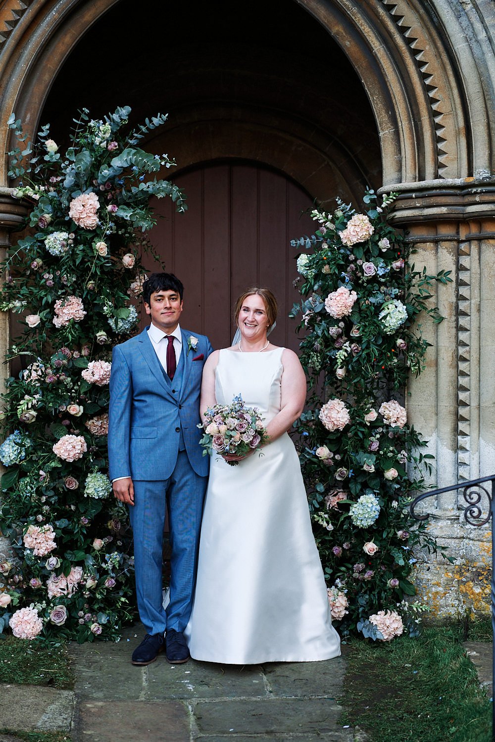  Emma and Neil at St James the Great Church 