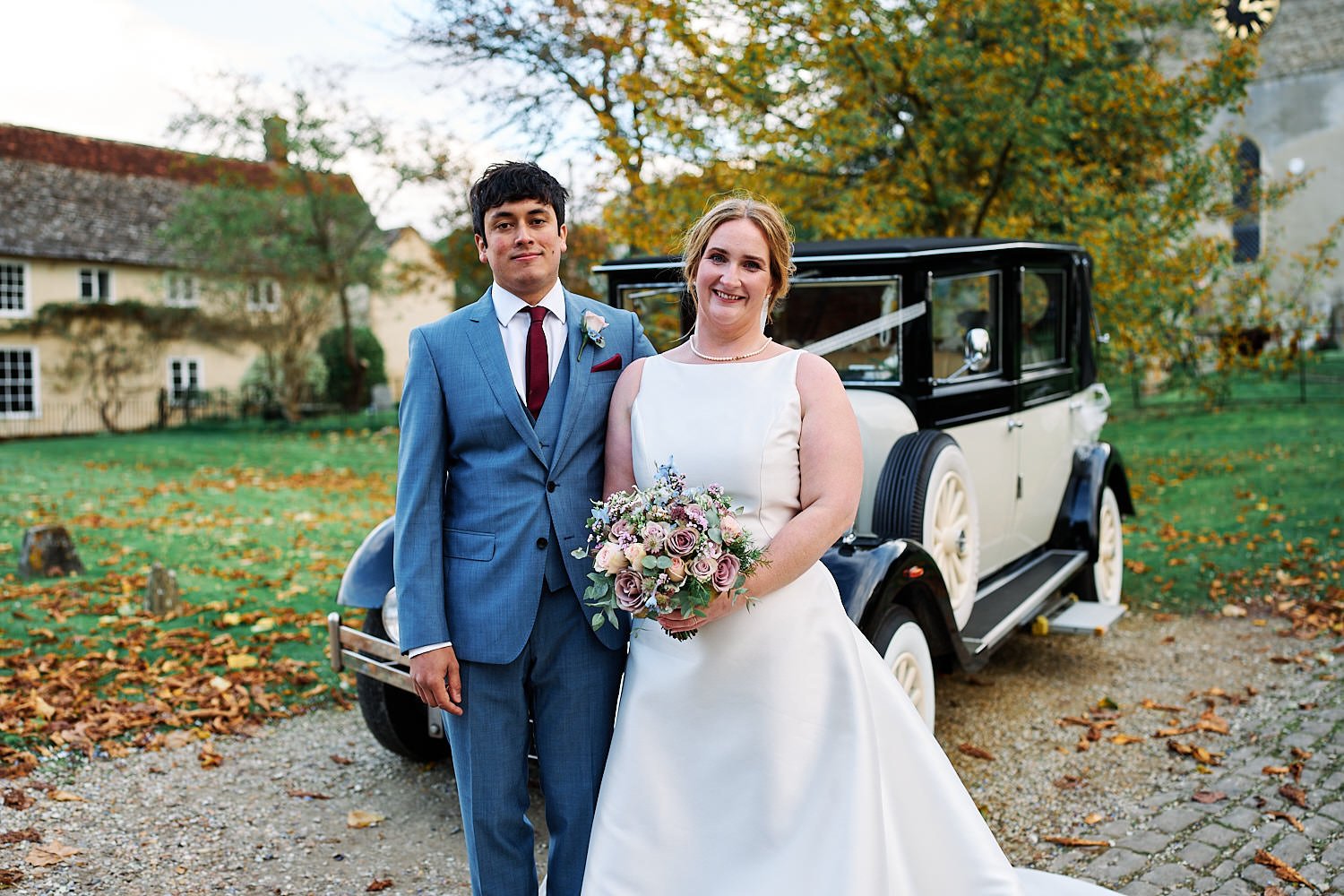  Emma and Neil at St James the Great Church 