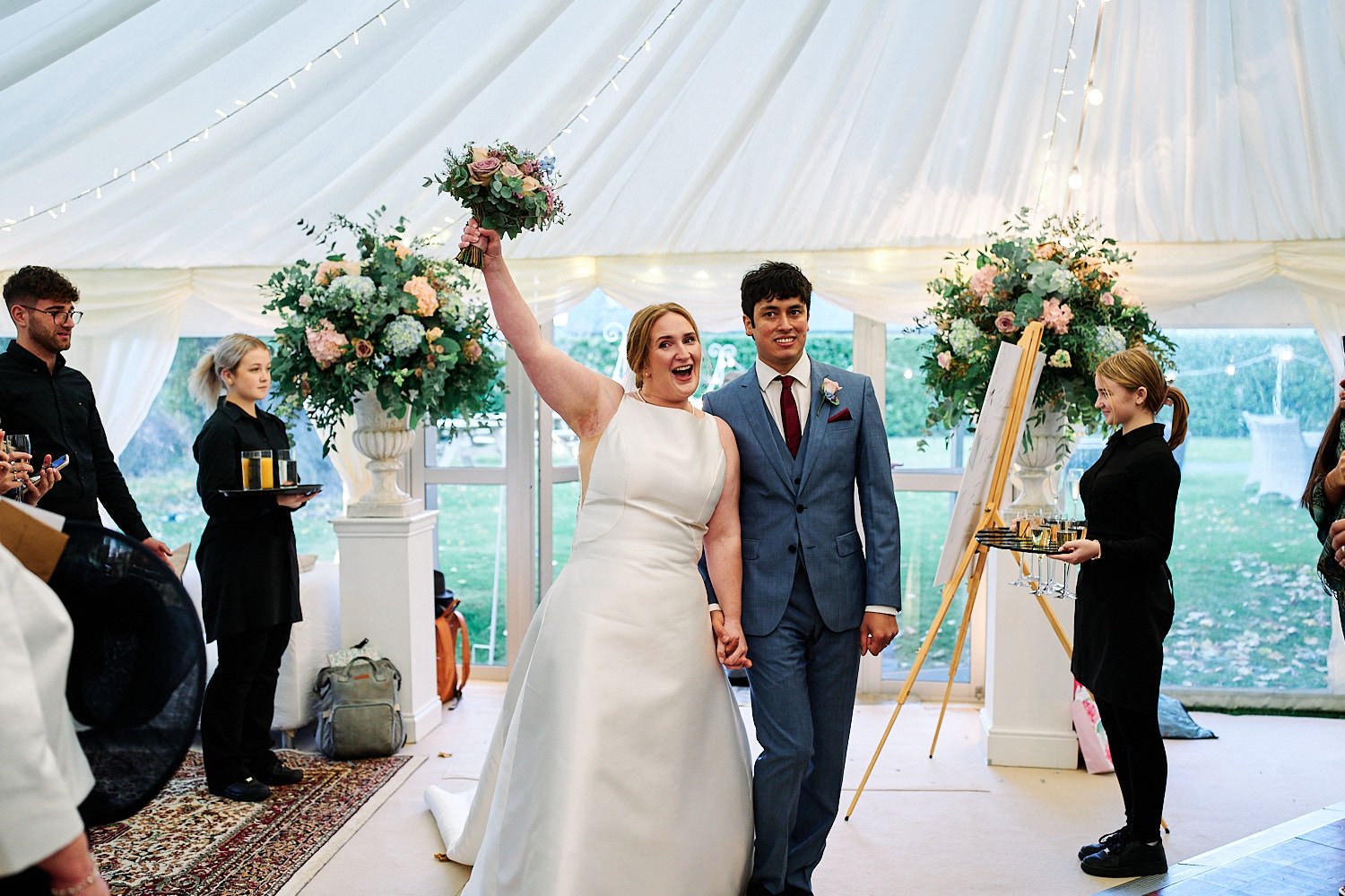  Emma and Neil at St James the Great Church 