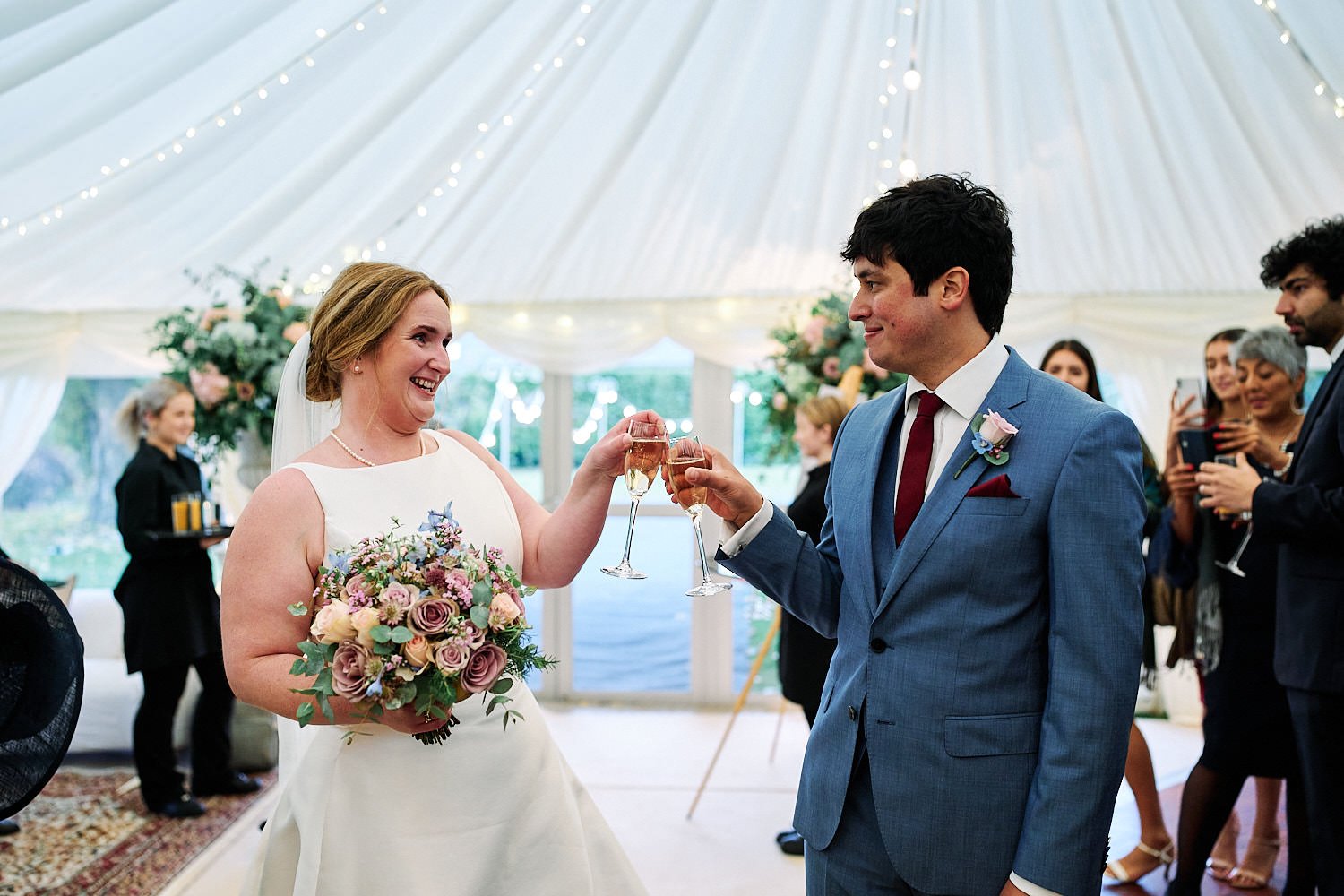  Emma and Neil at St James the Great Church 