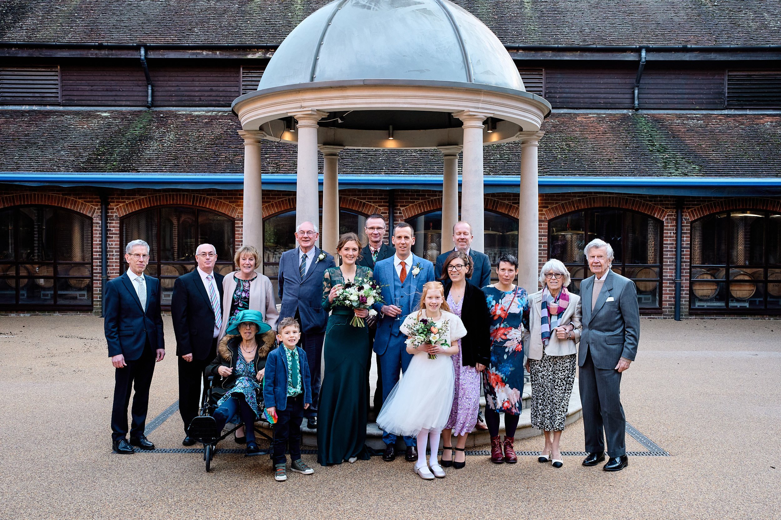  Lucy and Andrew Wedding Denbies Wine Estate 