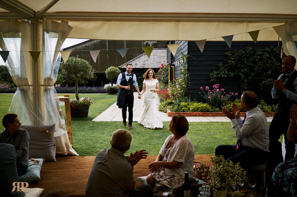  Lizzie Robin wedding at Stokes Farm Barn, Binfield                                