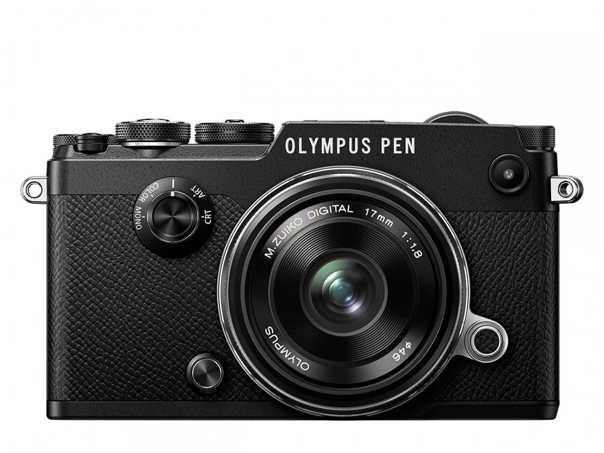 Olympus PEN F Front In Black