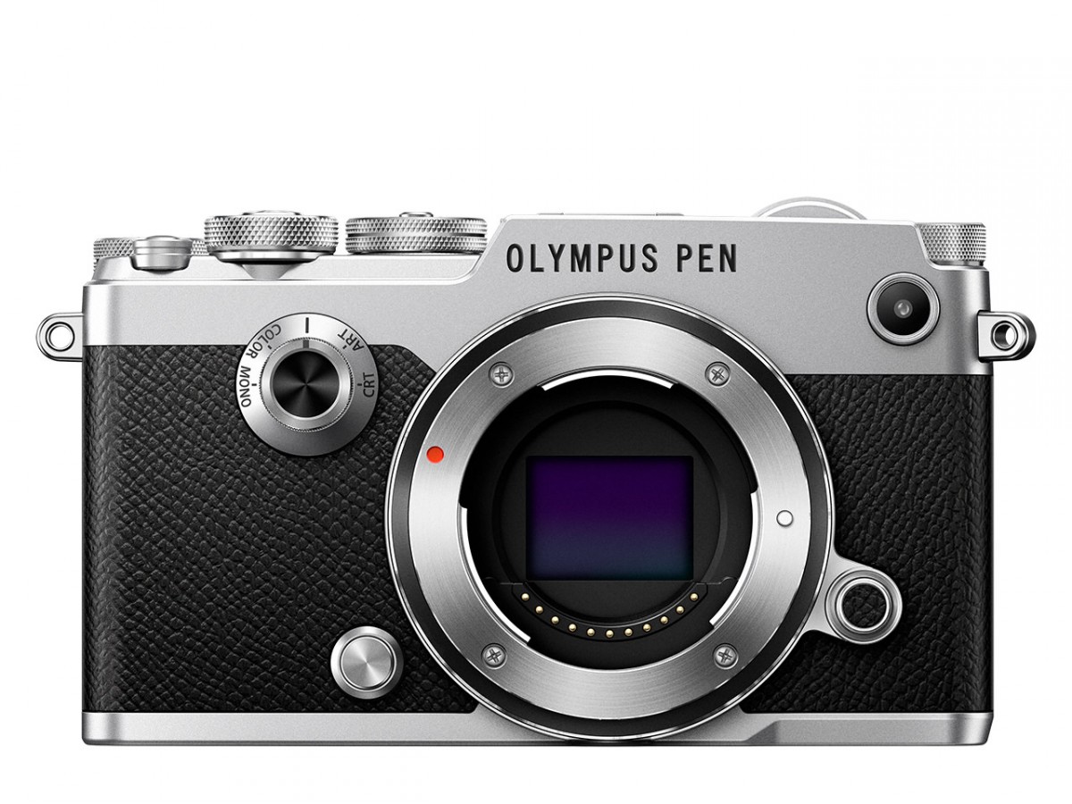 Olympus PEN F Front In Silver
